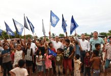 Dan banderazo de inicio para ampliación de energía eléctrica en la colonia Dr. Manuel Pineda.
