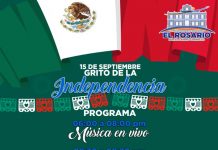 Invita ayuntamiento de Rosario a celebrar el grito de independencia.