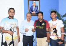 Apoya el Dr. Pineda a deportistas discapacitados de Rosario y Escuinapa.