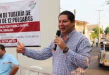 Anuncia presidente municipal paquete de 20 obras de asfaltado para la cabecera municipal.