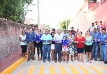 Alcalde Dr. Pineda inaugura pavimentación e introducción de agua potable y drenaje en calle “Sara García” de la cabecera municipal.