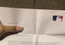 Vetan de los estadios de béisbol a mujeres que exhibieron sus pechos en el quinto juego entre Astros y Nationals