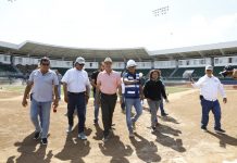 Adelantan inauguración del estadio de Guasave