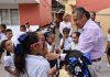 Apoya alcalde rosarense a la educación y deporte *Visita la Escuela Primaria, “José María Morelos”
