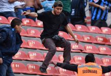GOLPIZA EN LAS TRIBUNAS DEL ALFONSO LASTRAS SUSPENDIÓ EL SAN LUIS VS QUERÉTARO