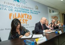 Firma JAP y UAS convenio de colaboración en marco del Filantro Fest 2019