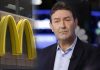 McDonald’s despide a su director por relación con empleada