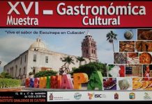 Turismo municipal invita a decima sexta Muestra Gastronómica, Artesanal y Cultural en Culiacán.