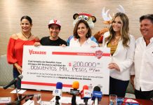 Entrega Club Venados de Mazatlán donativo a DIF Sinaloa
