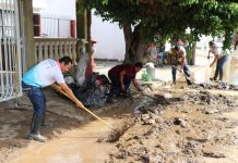Continúa Jumapam en las labores de limpieza en Jacarandas
