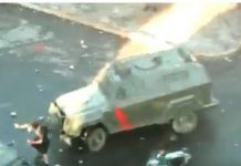 Protestas en Chile: el brutal atropello a un joven de 20 años por un carro blindado de la policía que genera indignación en el país suramericano