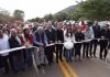 Quirino entrega carretera Higuera de Los Monzón-Batequitas, Badiraguato