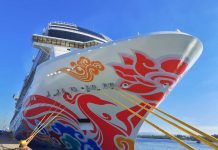 Arribó el crucero turístico Norwegian Joy con 5,855 visitantes