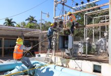 Renueva Jumapam sistema eléctrico en Cárcamo Juárez