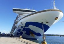 Con 4,273 visitantes arribó el crucero turístico Grand Princess