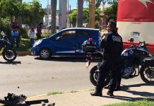 Falta de pericia de taxista provoca accidente