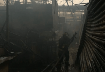 Incendio en mercado de San Cosme daña 181 puestos