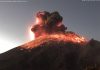 Impresionante explosión del Popocatépetl alerta a usuarios en redes