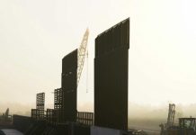 Celebra Trump aval para fondear el muro fronterizo