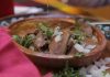 Lengua de res en salsa roja, el platillo famoso de El Mesón de los Laureanos