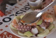 El mejor pulpo cocido para picar lo encuentras en Mariscos El «Kiki»