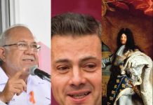 El Químico, émulo de Peña Nieto y Luis XIV