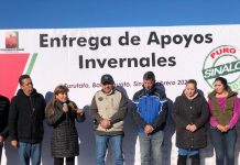 ¡Llega ayuda a Surutato! Entregan apoyos invernales ante bajas temperaturas