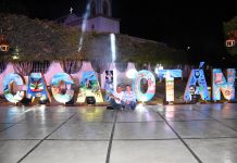 Inauguran parador fotográfico en Cacalotán.