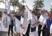 Banderazo de Rehabilitación de la Avenida Camarón Sábalo