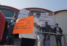 Protestan por Falta de Equipamiento Médico Contra el COVID 19