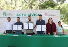 Firman convenio SEDESU, COBAES y CIAD para impulsar la educación ambiental en los planteles