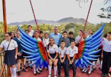 La laguna del Iguanero, en Rosario, ya tiene su nuevo parador fotográfico.