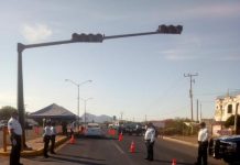 Instalan autoridades Filtro Sanitario en la salida sur de Salvador Alvarado; buscan frenar contagios de Covid-19