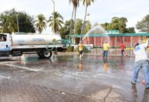 Inician sanitizacion de calles y espacios públicos en Rosario