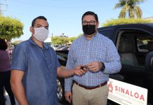 Se entregan vehículos a dependencias del H. Ayuntamiento de Escuinapa en comodato.