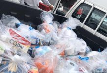 Ante la contingencia del COVID-19 colaboradores de Pesca Azteca y sus familias entregan despensas