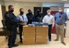 SSP Sinaloa, SSPyTM y Protección Civil Municipal reciben donativo de cubrebocas de tiendas OXXO Plaza Culiacán