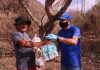 Continúan entrega de apoyos alimenticios en comunidades de alta marginación de Rosario