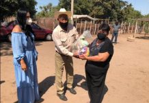 Benefician con apoyo alimentario a comunidades indígenas en Angostura