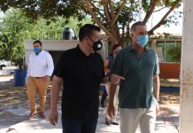 *Quirino anuncia reconstrucción de escuela en Altata