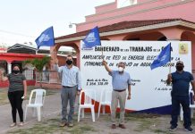 Alcalde, Dr. Manuel Pineda Domínguez, dio inicio a la obra de ampliación de red de energía eléctrica en la comunidad de Ojo de Agua de Osuna, Rosario.