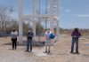El Alcalde Dr Manuel Pineda inauguró este fin de semana el nuevo tanque elevado de agua potable en la comunidad de Las Garzas en el municipio de Rosario.