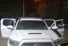 Policía Estatal asegura vehículo con arma de uso exclusivo del Ejército y diversas sustancias nocivas