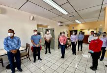 Óscar Pérez realiza gira de inspección en hoteles de Guamúchil