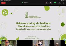 Socializa SEDESU con CANACO y comerciantes del centro de Culiacán la prohibición de bolsas de plástico y popotes