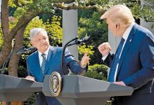 Fallaron los pronósticos, no peleamos: AMLO y Trump