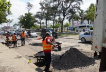 Bachean tramo de la Avenida Gabriel Leyva
