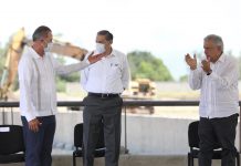 Se compromete López Obrador a culminar la obra del Dren Bacurimí