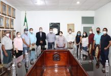 Toma de protesta del nuevo patronato de Bomberos Voluntarios de Escuinapa.