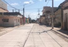 Concluye obra de pavimentación en calle México en la sindicatura de La Concha.